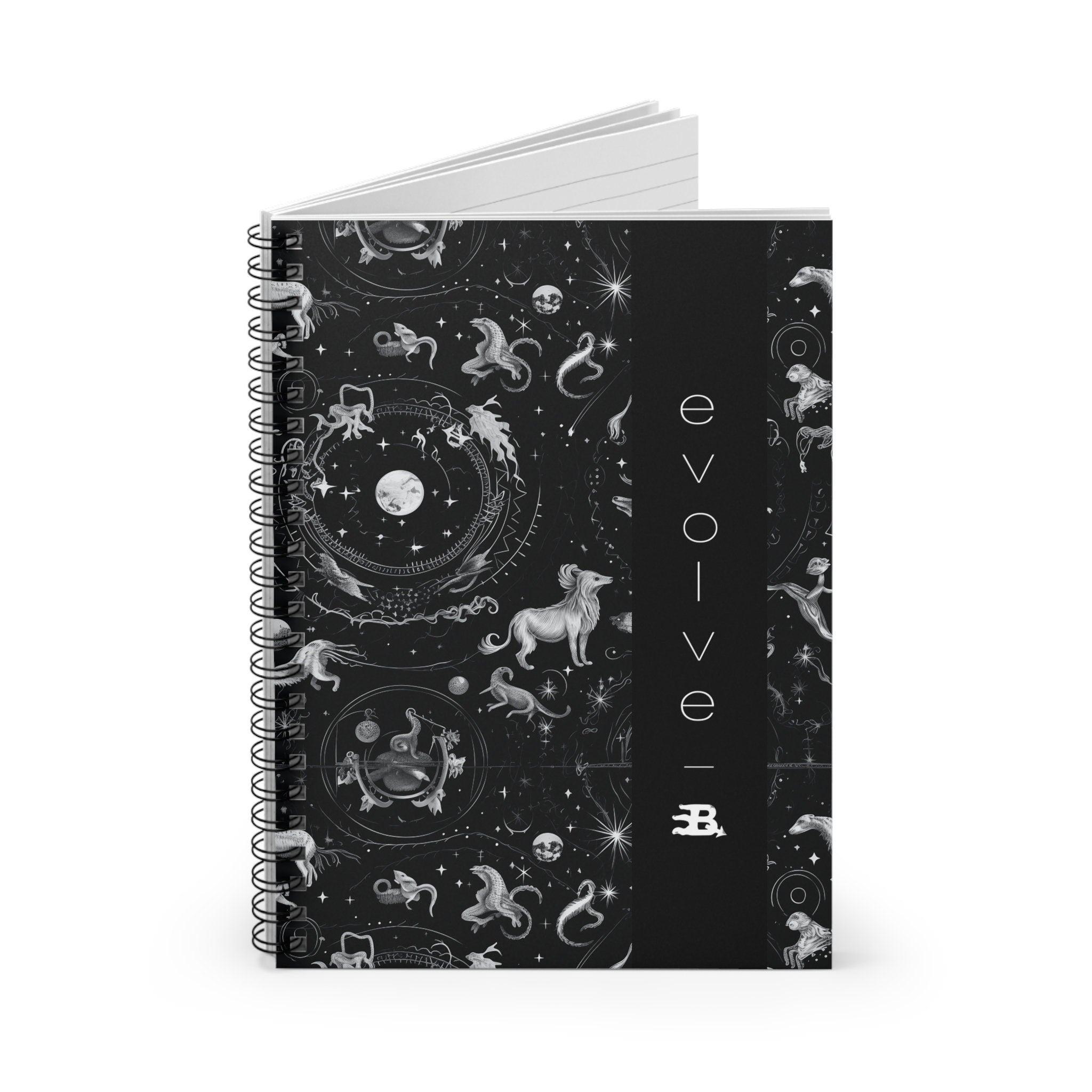 Evolve Spiral Notebook Artist-Inspired Zodiac