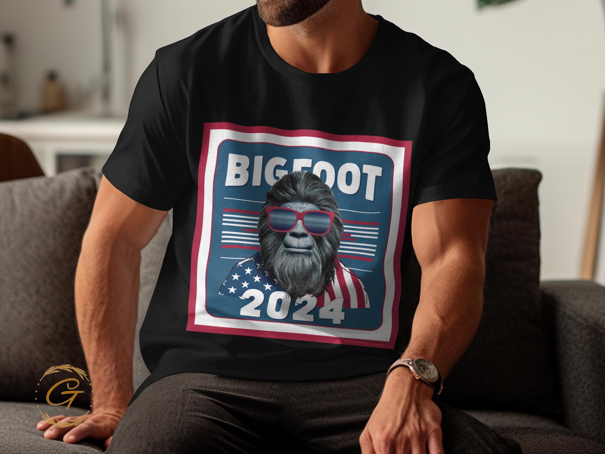Bigfoot 2024 Graphic T-Shirt Design Tee