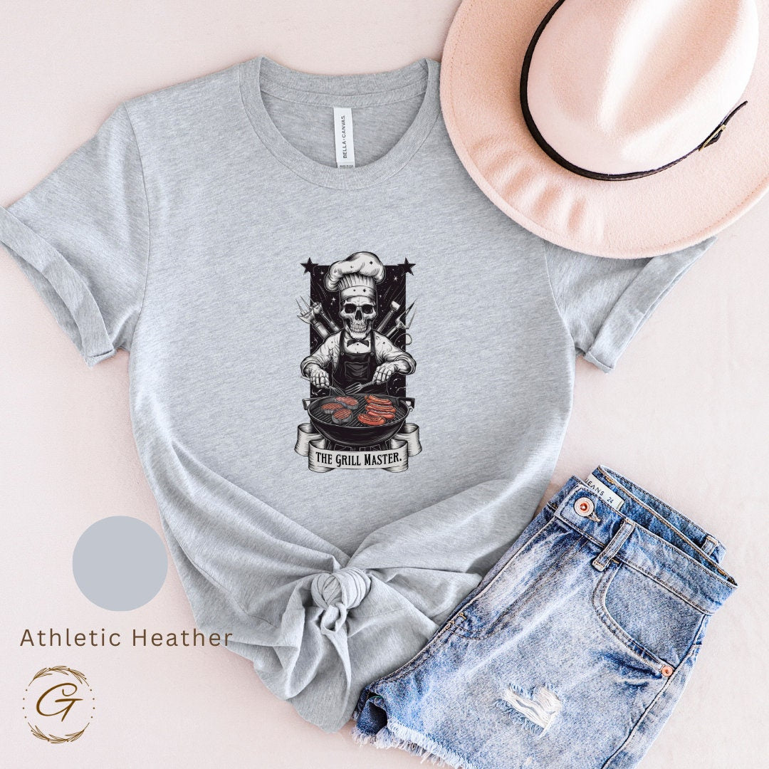Grill Master Dad T-Shirt - Funny BBQ Cooking Tee for Fathers
