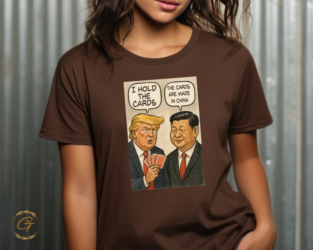 I Hold The Cards Funny Political Graphic Tee product type