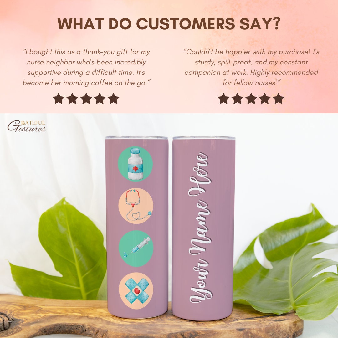 Personalized Nurse Tumbler