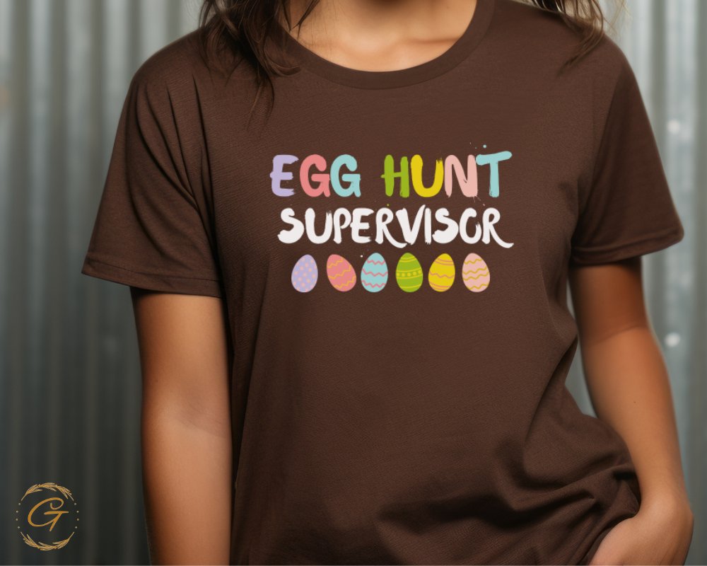 Egg Hunt Supervisor Graphic Printed T-Shirt product type