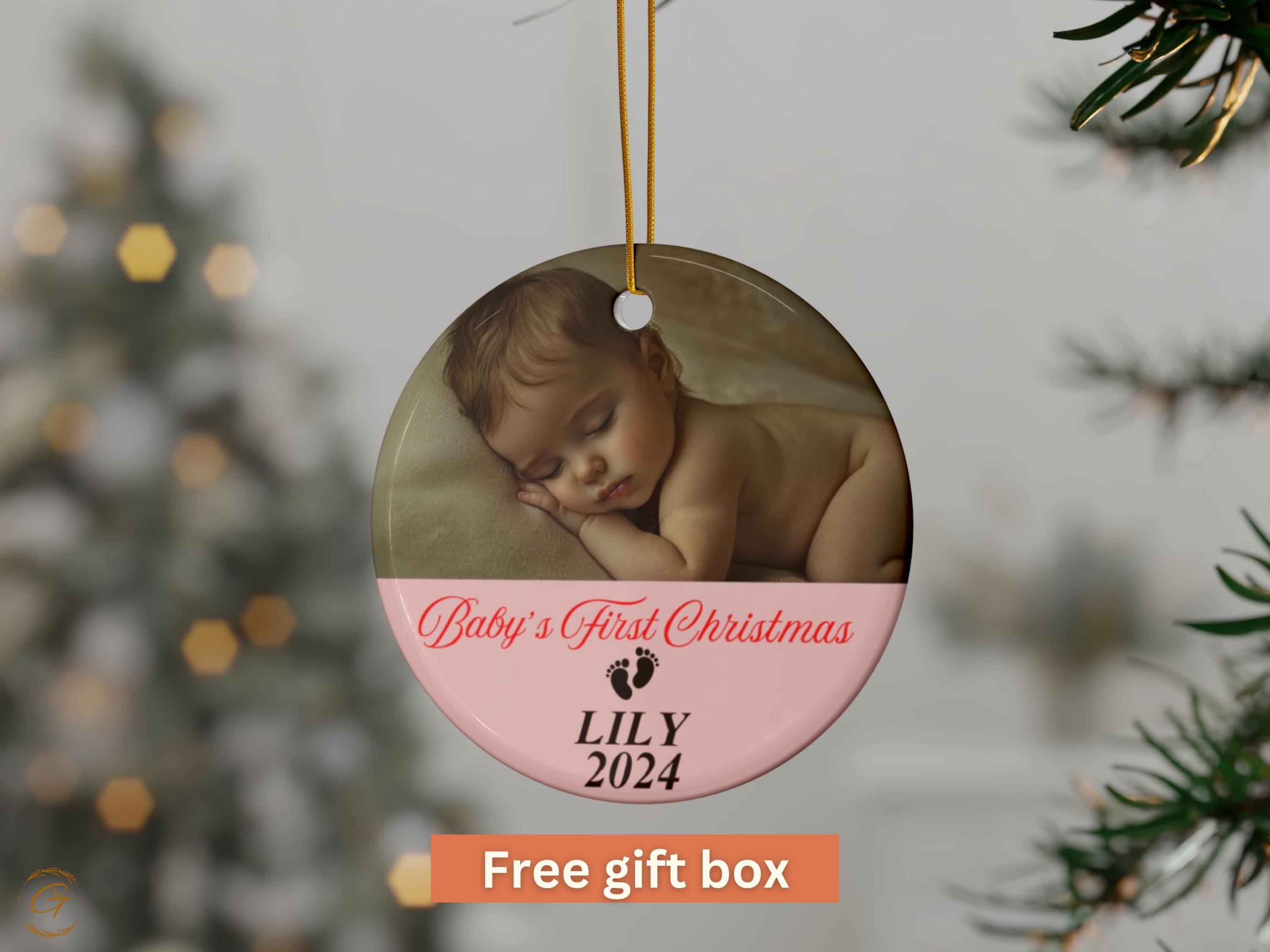 Personalized Baby's First Christmas Ornament