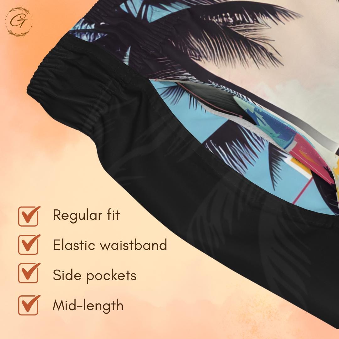 Men's Tropical AOP Swim Shorts
