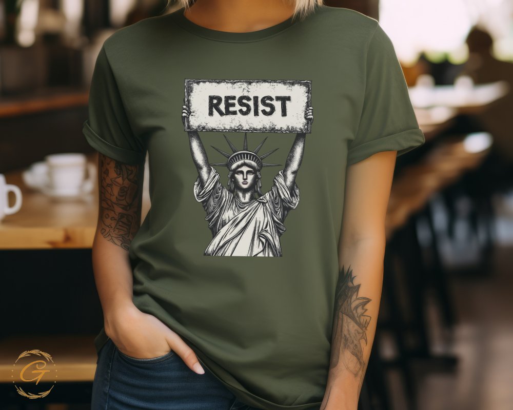 Stand Up Resist Graphic Statement T-Shirt product type
