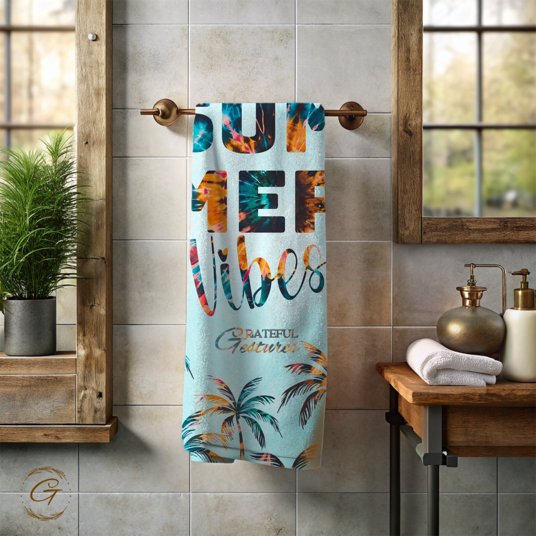 Summer Vibes Beach Towel