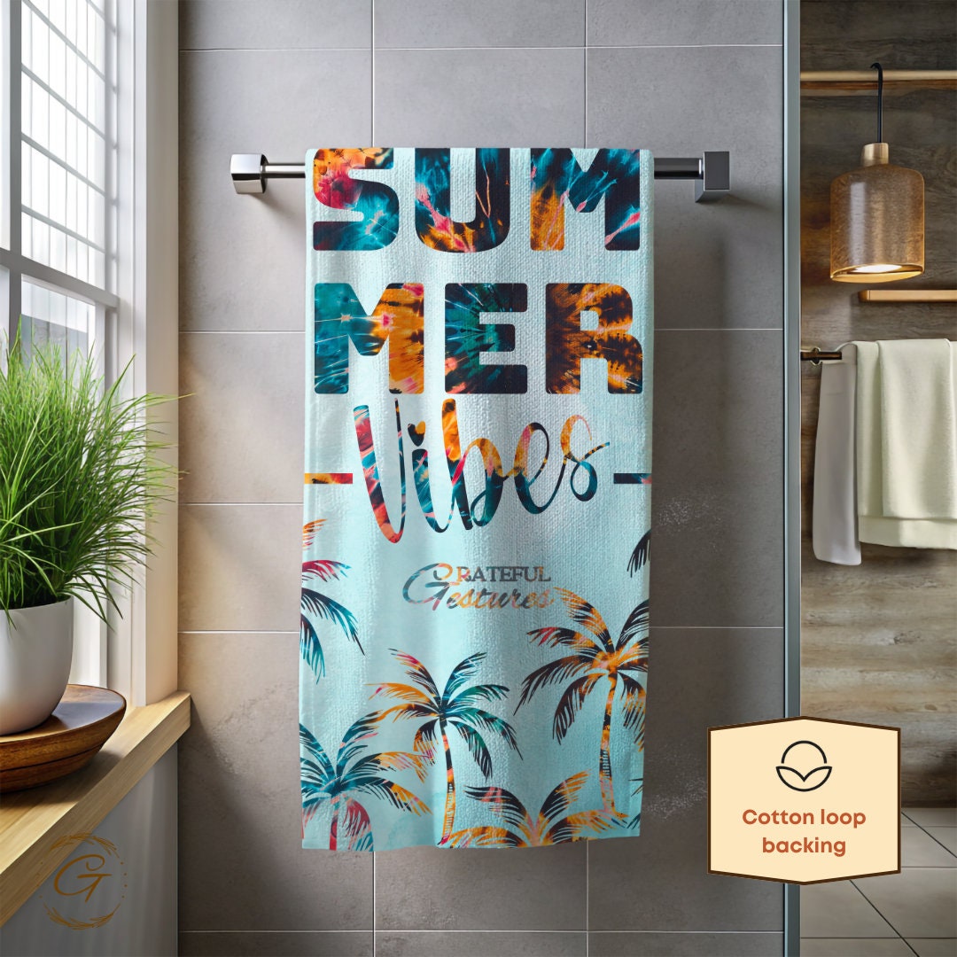 Summer Vibes Beach Towel