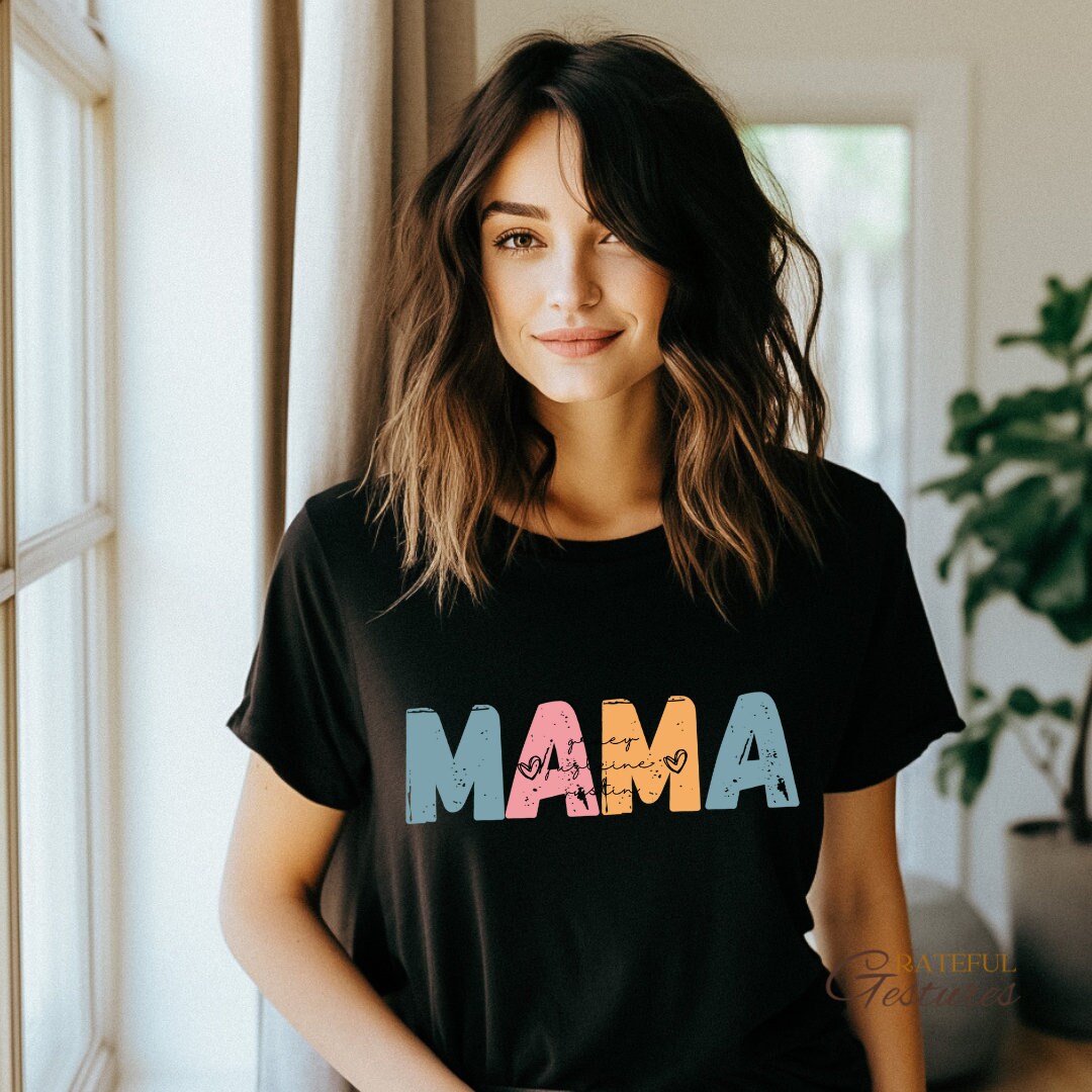 Mama Shirt Comfy Personalized Tee