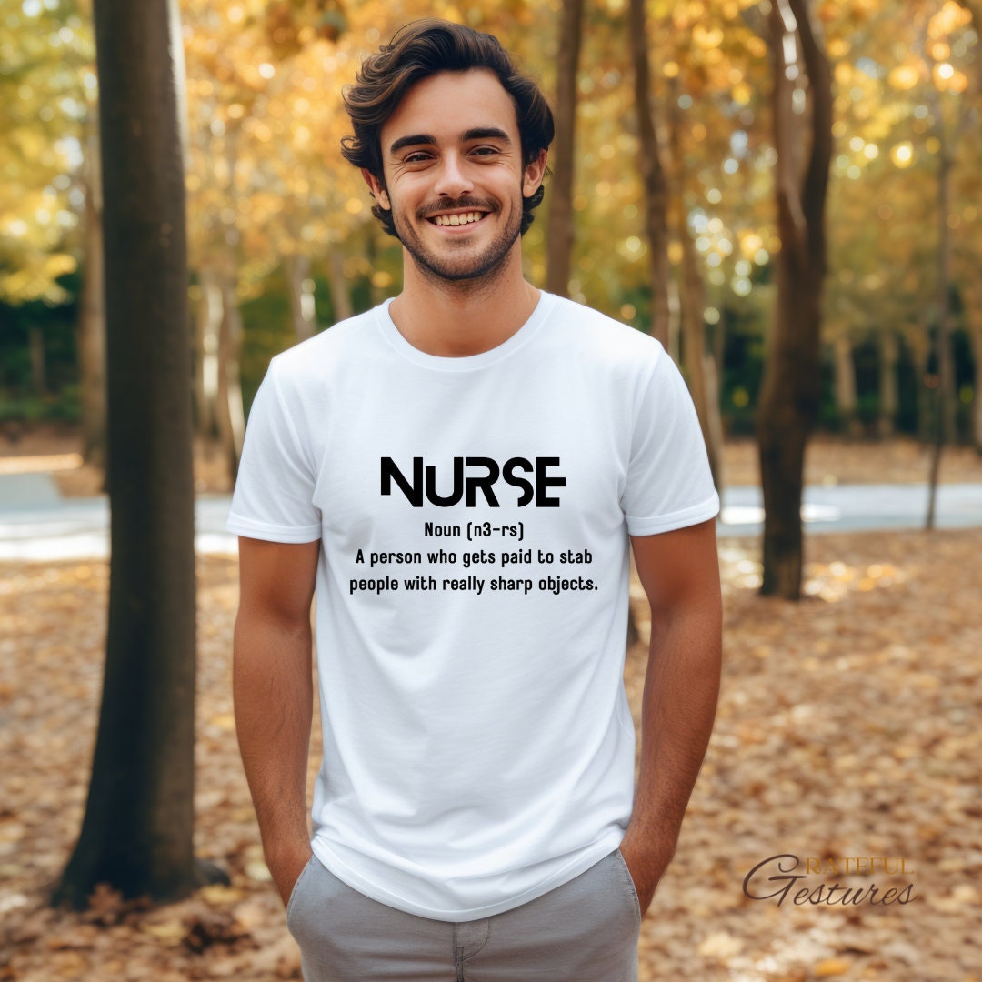 Nurse Shirt with Heartfelt 'Nurse' Noun Design Tee