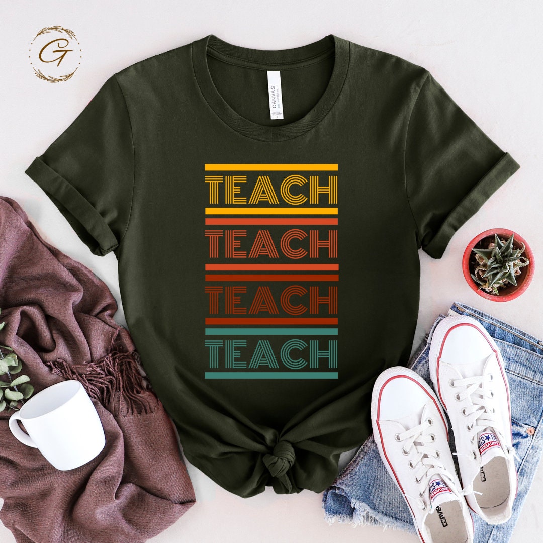 Teachers Tshirt Soft Cotton Appreciation Tee