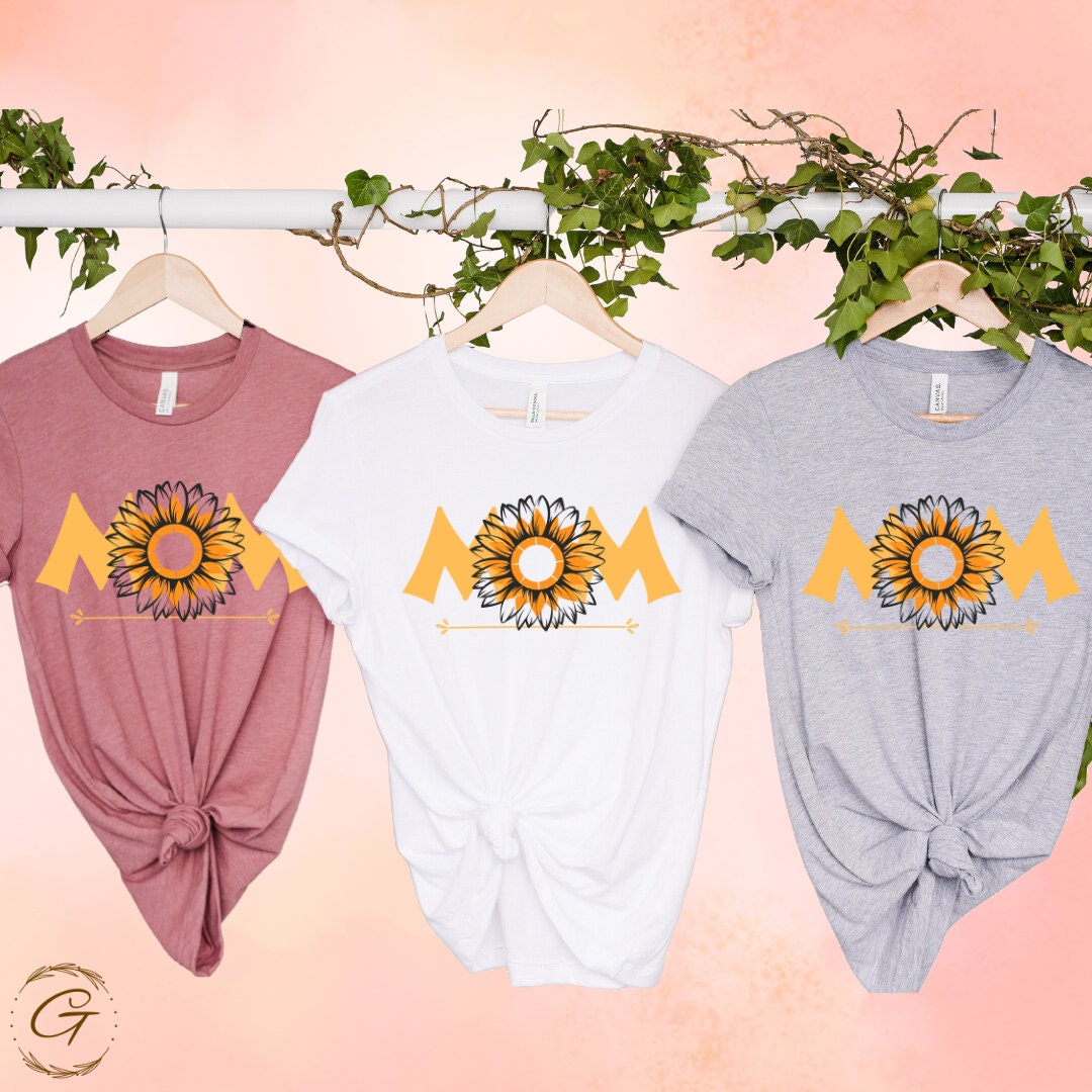 Flower Mom Shirt for Mothers Day Unique Floral Design