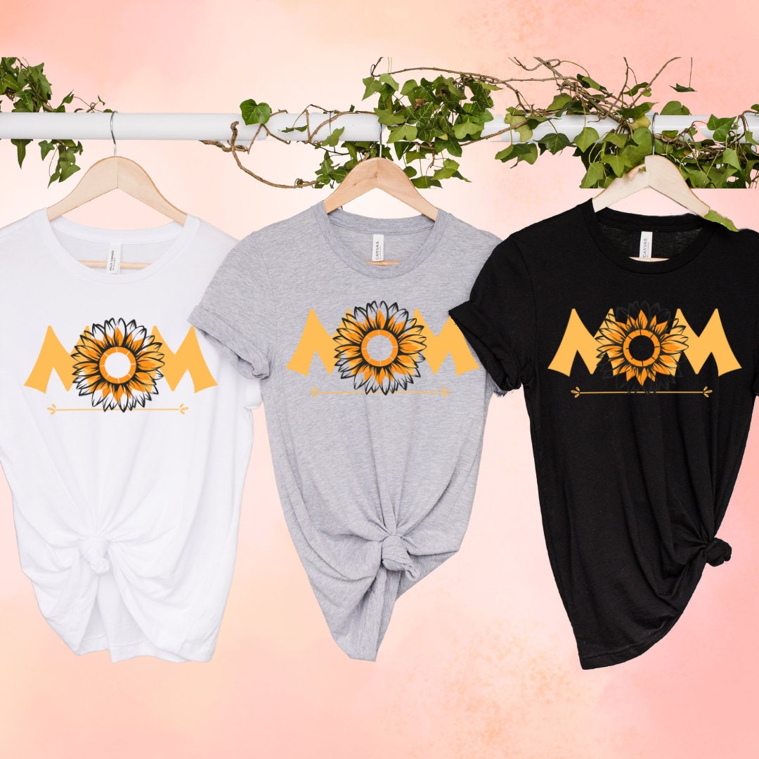 Flower Mom Shirt for Mothers Day Unique Floral Design
