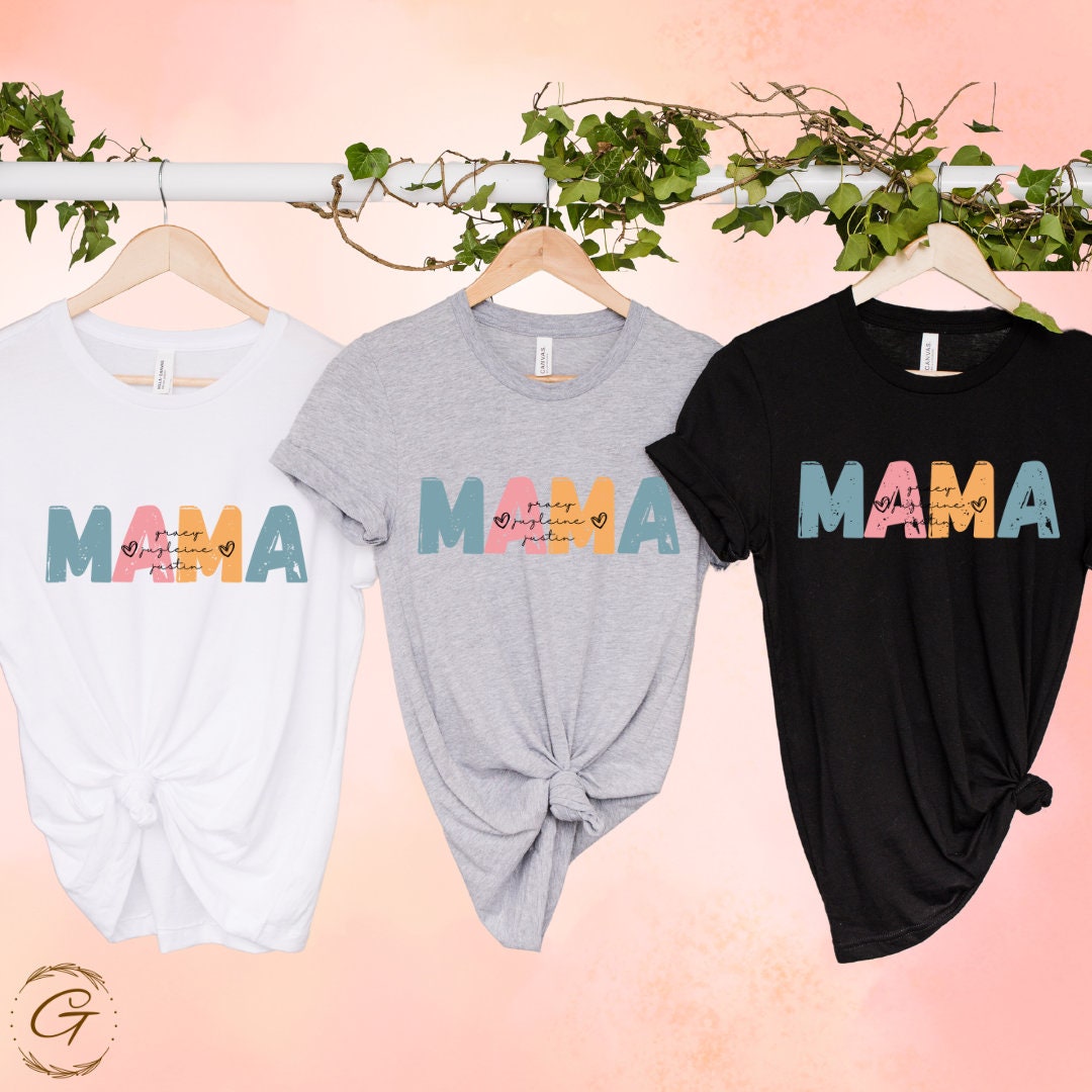 Mama Shirt Comfy Personalized Tee