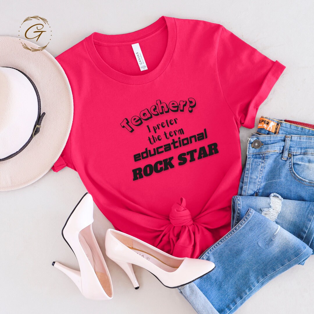 Educational Rockstar Teachers Tshirt