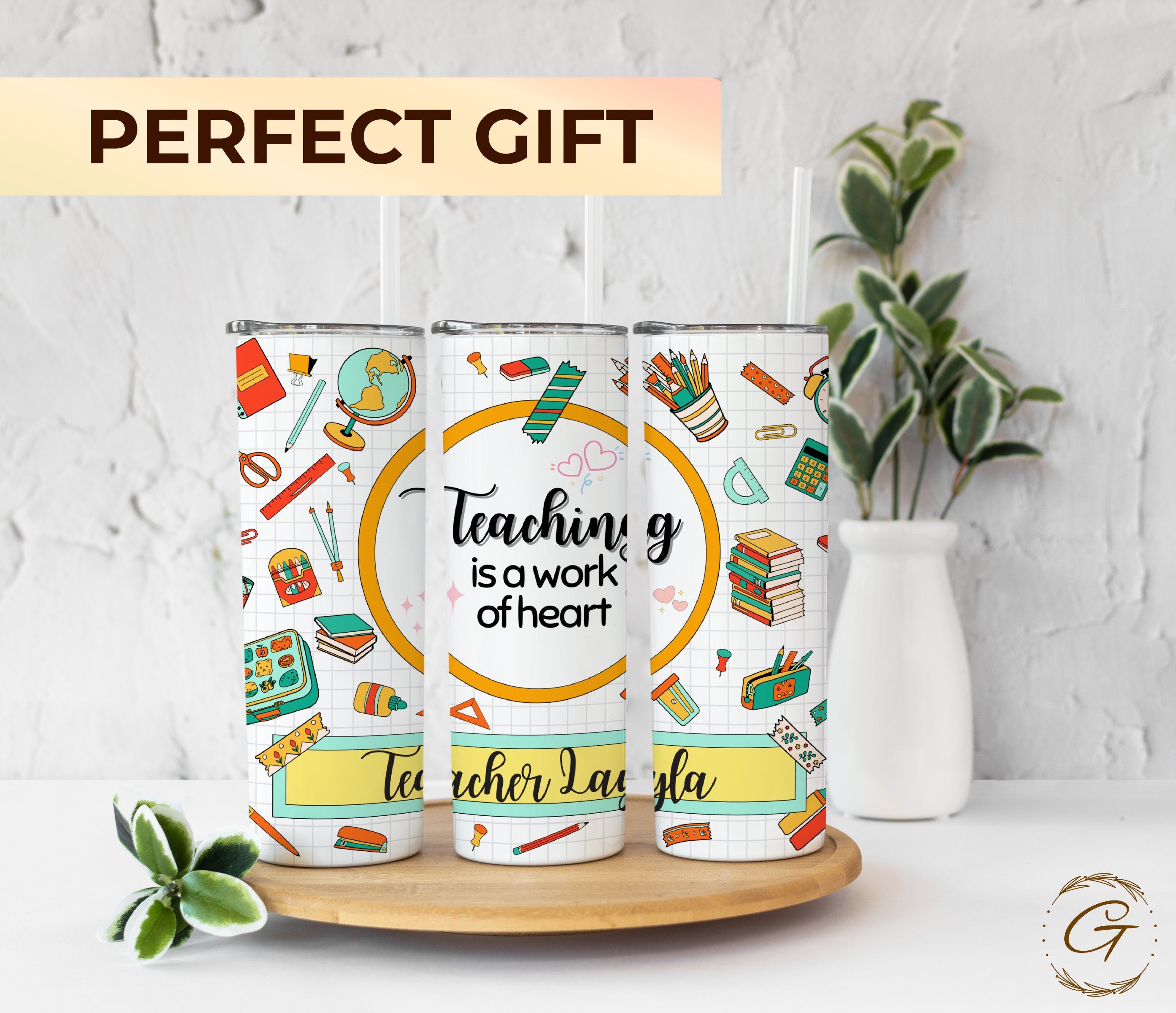 Heartfelt Quotes Teacher Tumbler