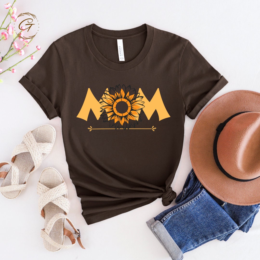 Flower Mom Shirt for Mothers Day Unique Floral Design