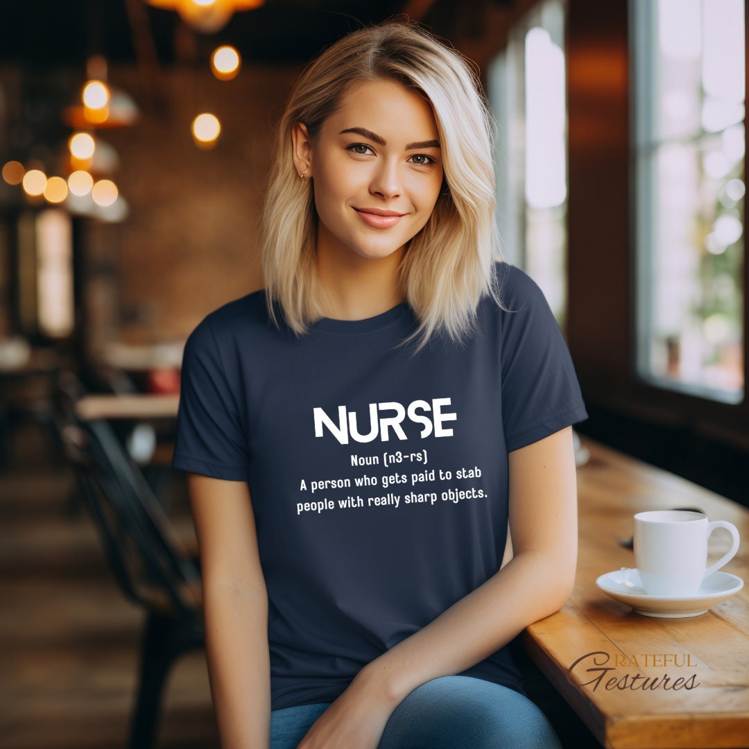 Nurse Shirt with Heartfelt 'Nurse' Noun Design Tee