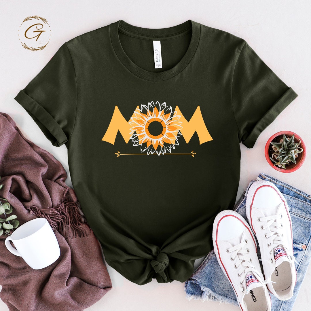 Flower Mom Shirt for Mothers Day Unique Floral Design