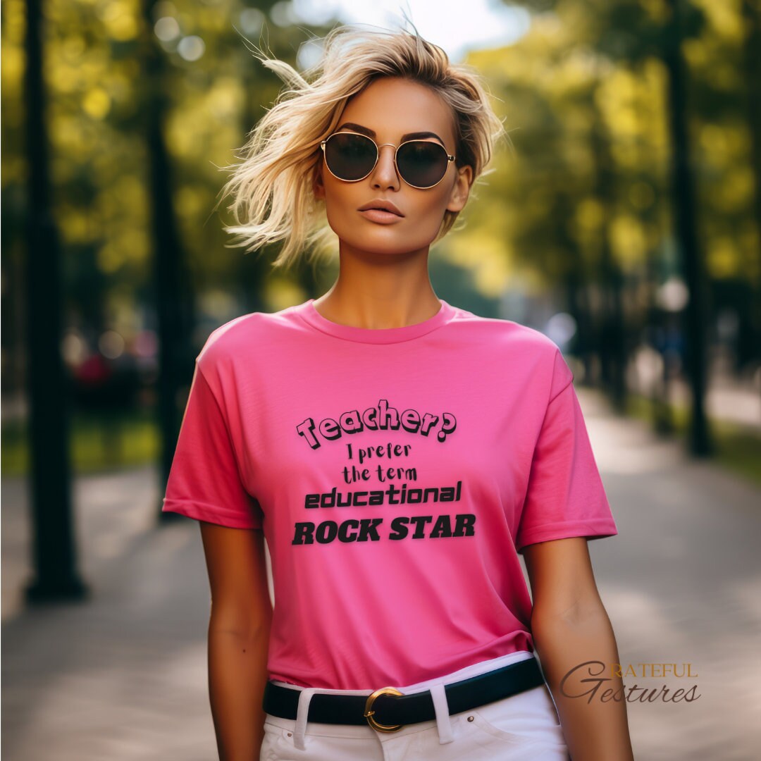 Educational Rockstar Teachers Tshirt