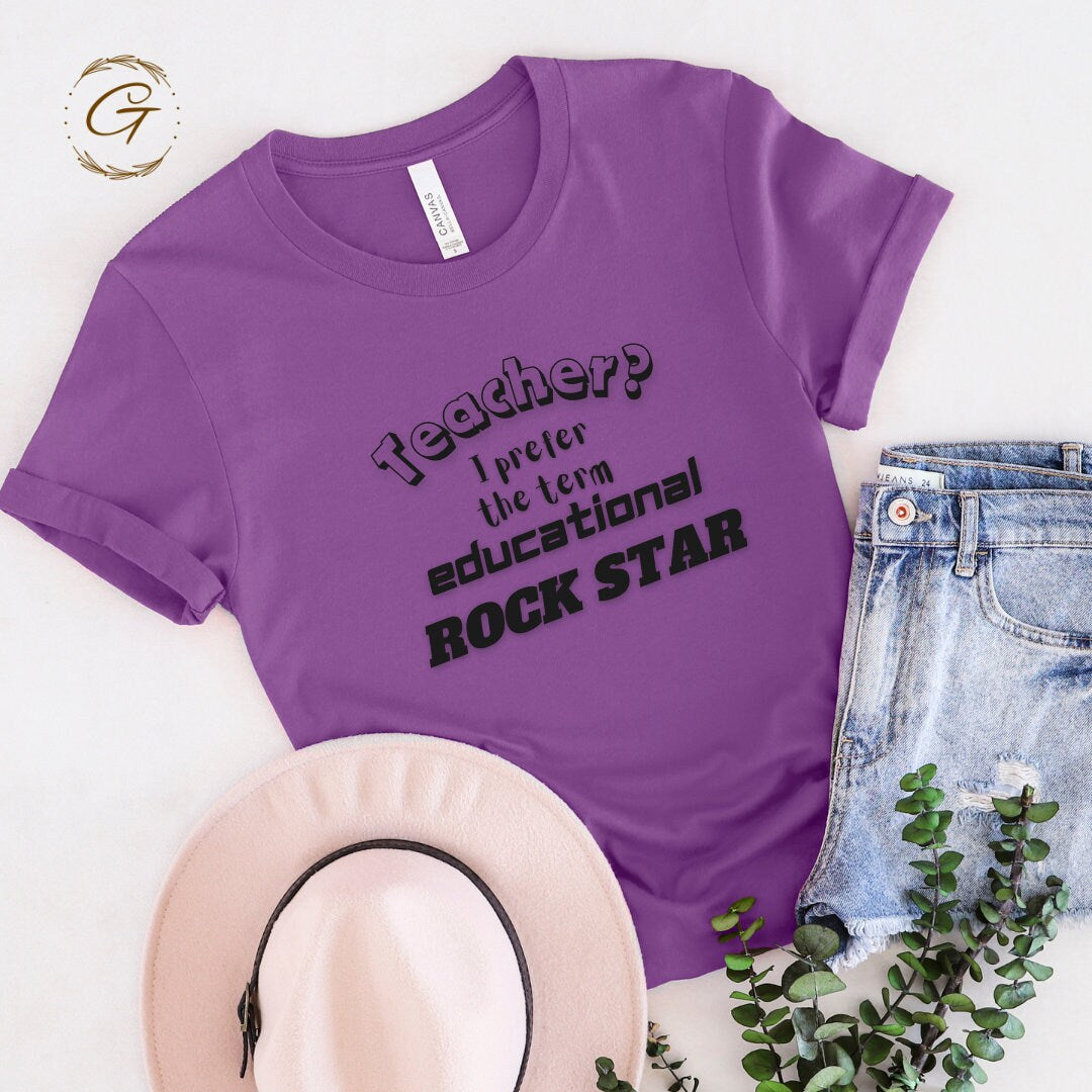 Educational Rockstar Teachers Tshirt