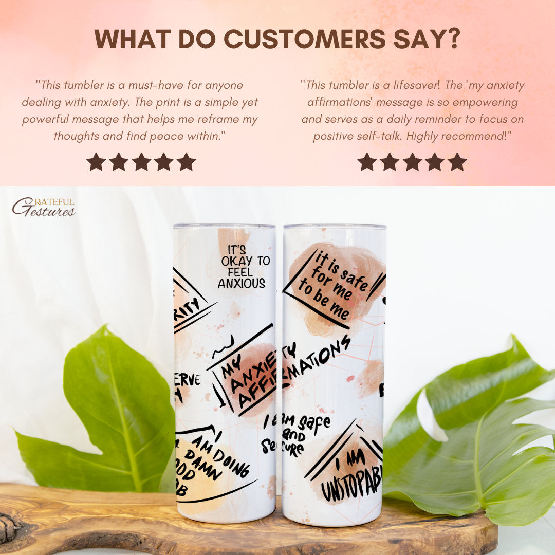 Mental Health Awareness Tumbler 20oz Skinny