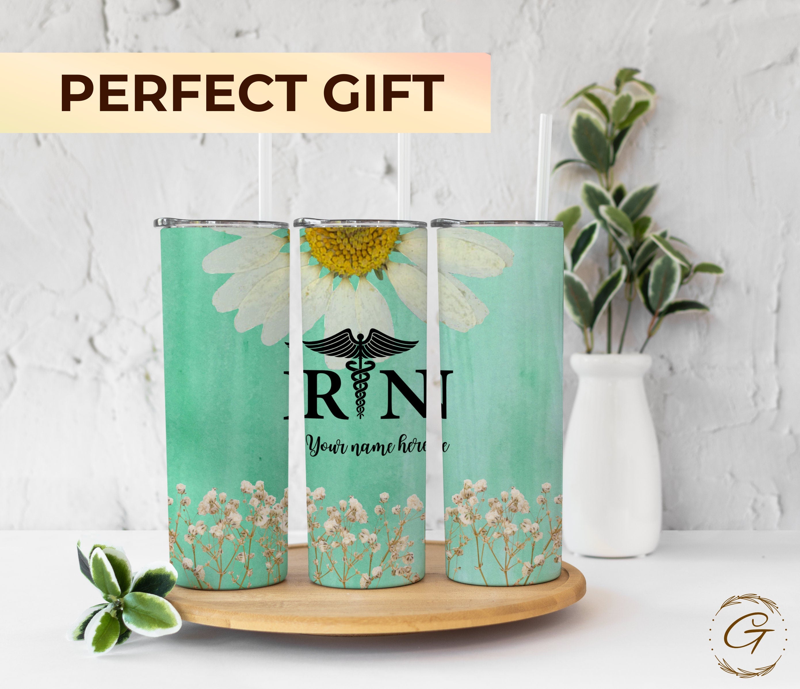 Healthcare Heroes Thank You Custom RN Tumbler