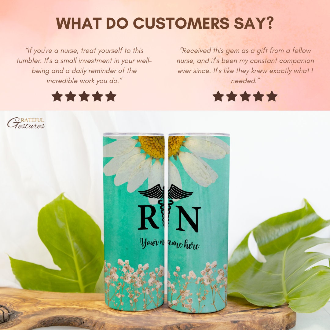 Healthcare Heroes Thank You Custom RN Tumbler