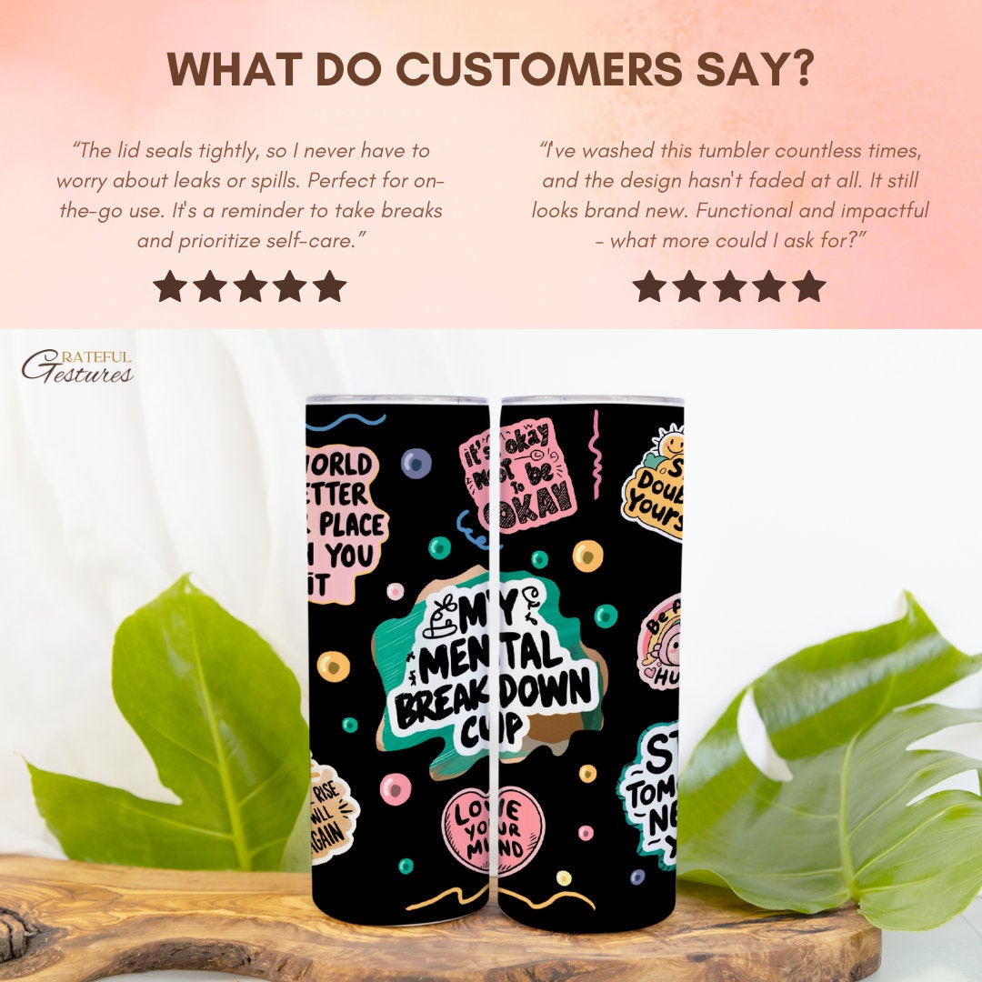 My Mental Breakdown Cup-20oz Skinny Tumbler