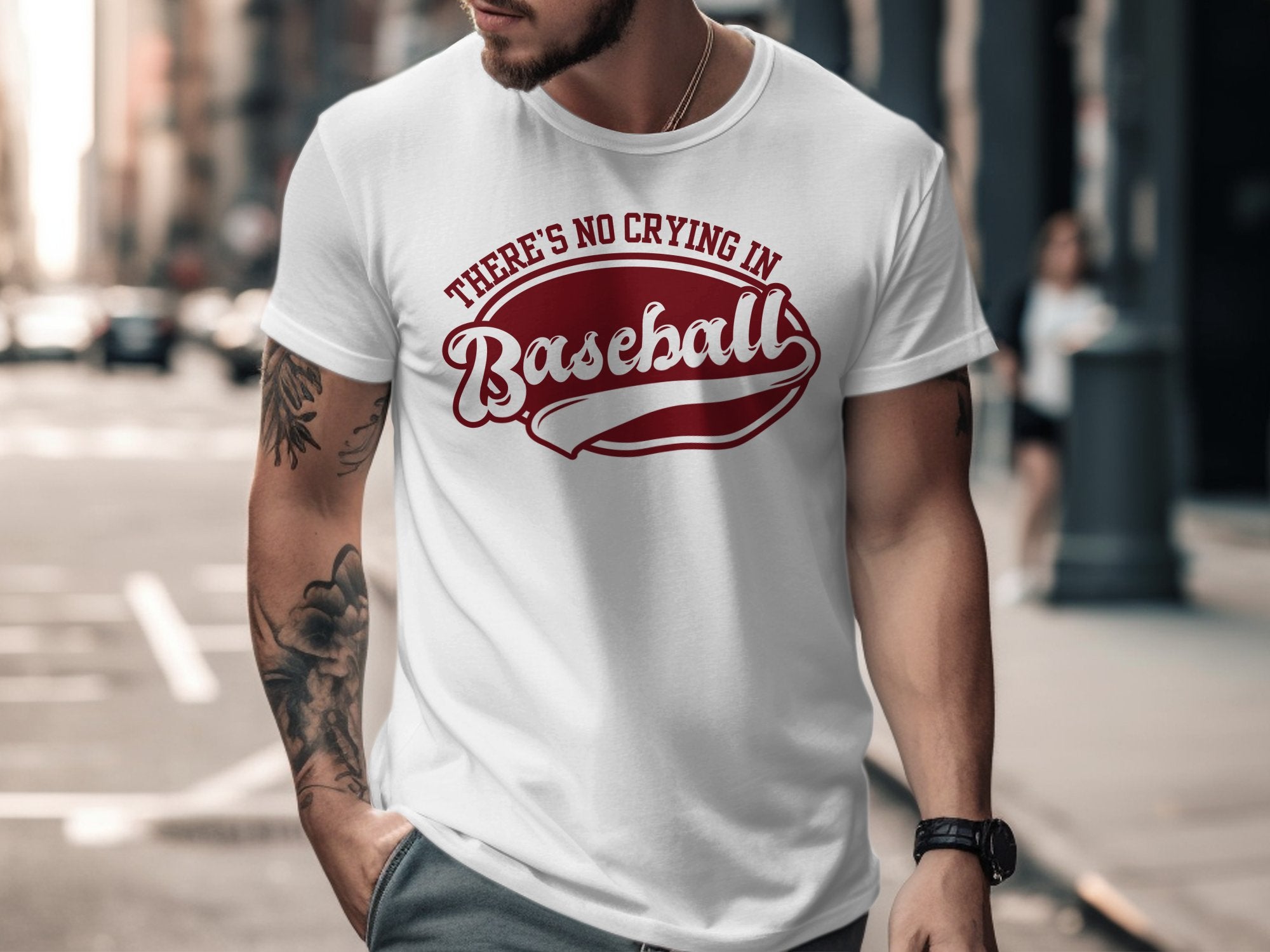 There's No Crying in Baseball Graphic Tee product