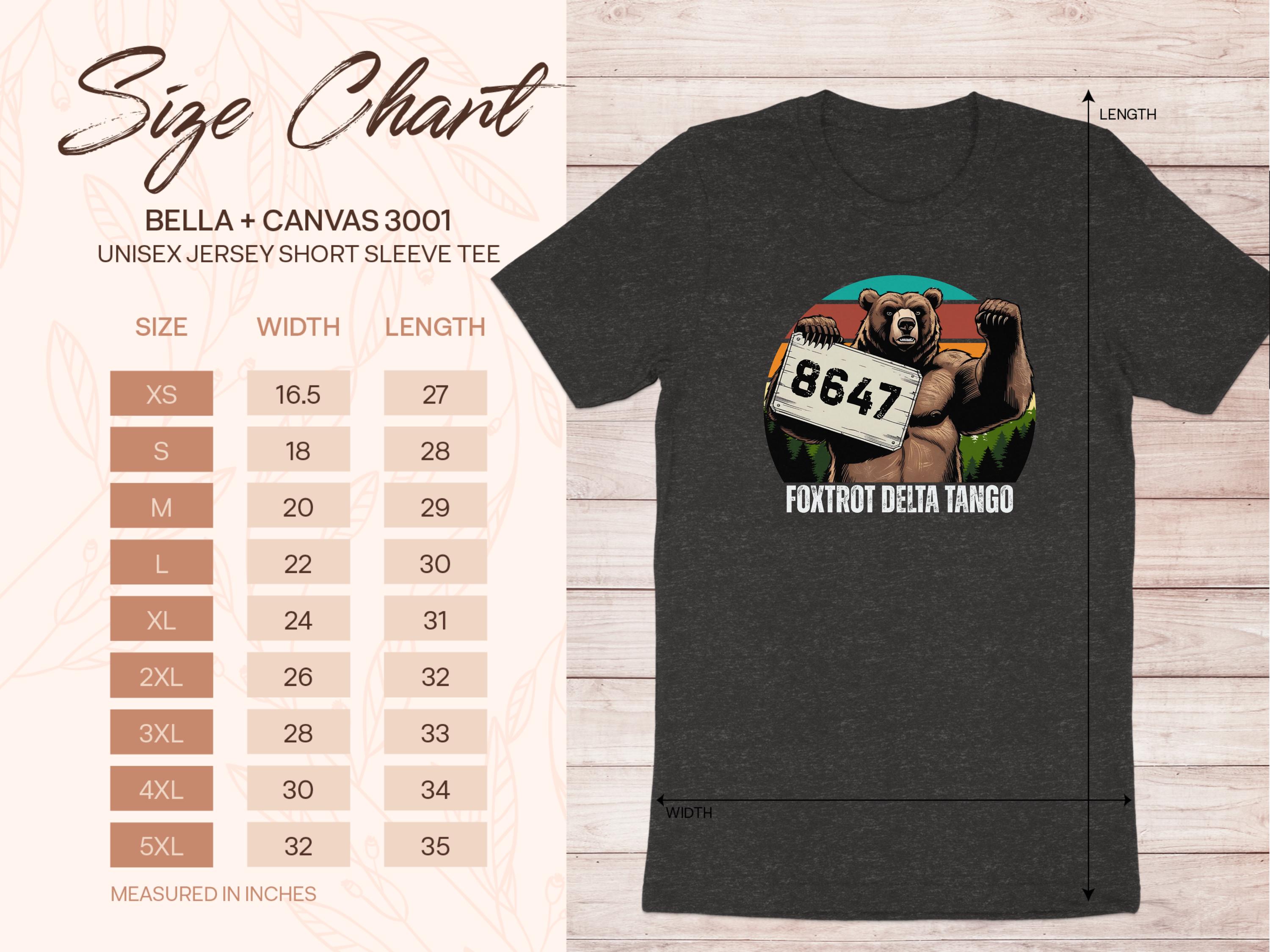 Foxtrot Delta Tango 8647 Bear Unisex Jersey Shirt product
