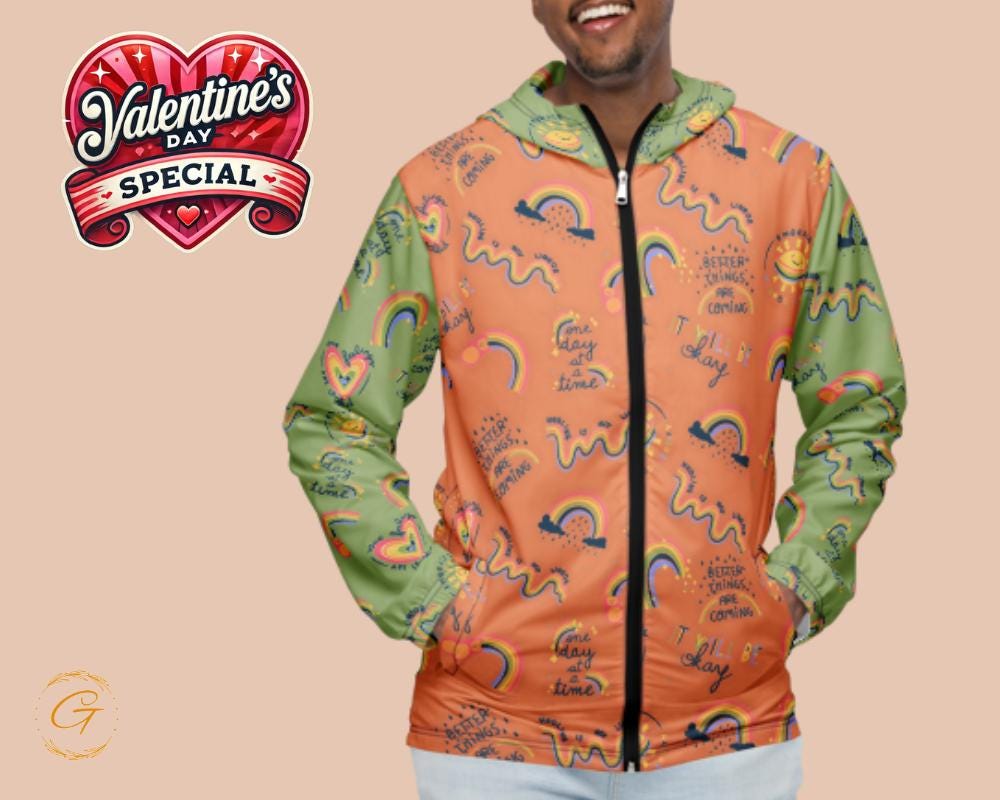 Men’s Windbreaker Mental Health Awareness Jacket