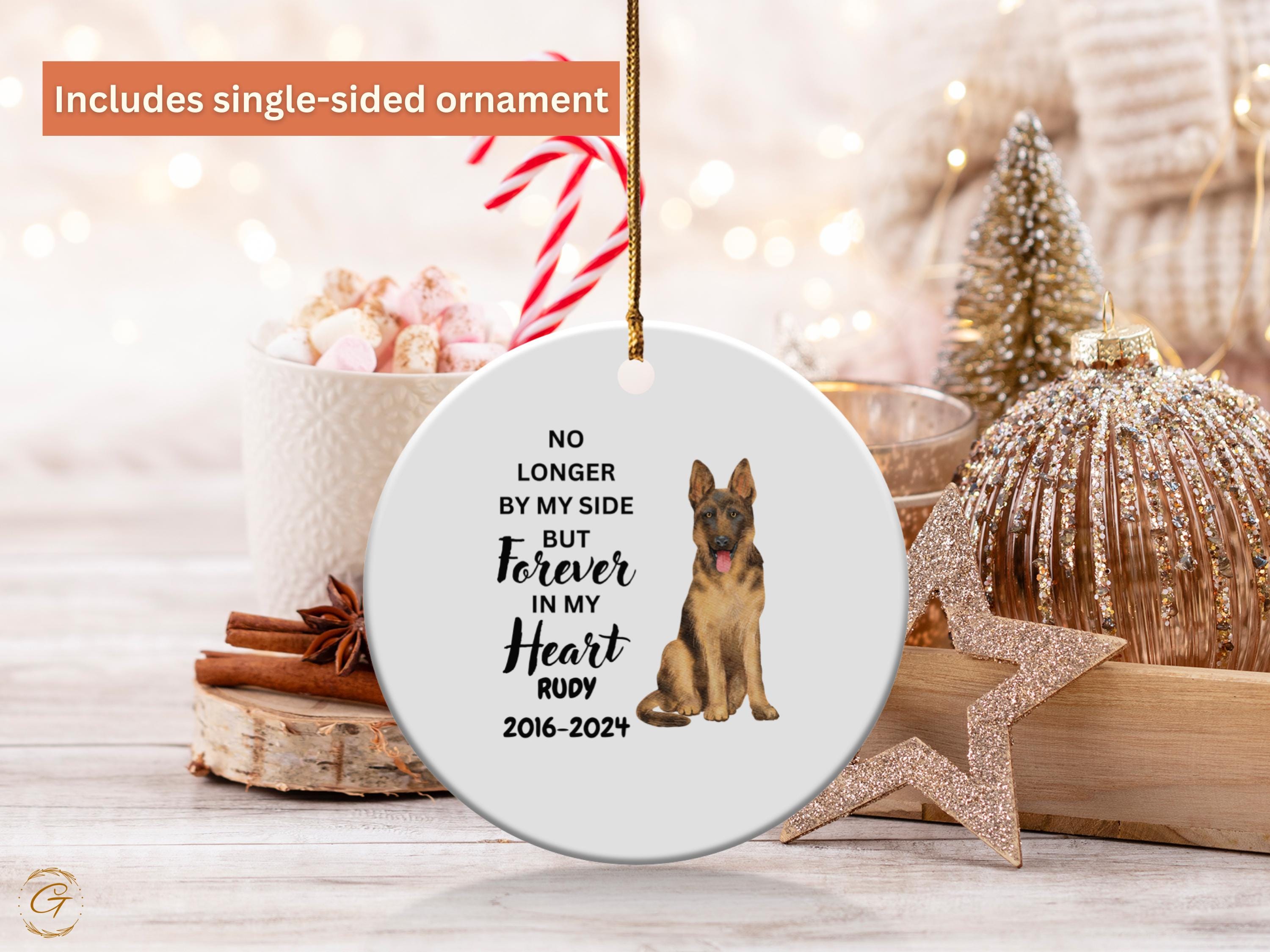 Custom Pet Memorial Dog Ornament, Dog Remembrance