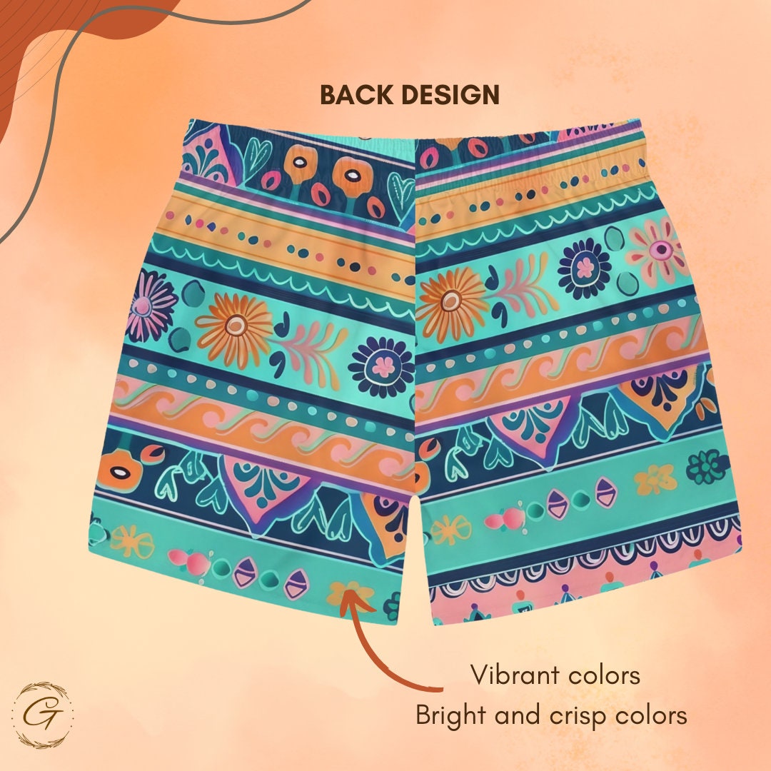 Bohemian AOP Swim Trunks