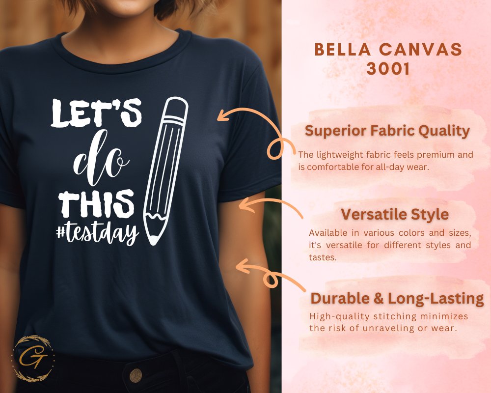 Let's Do This Test Day Pencil Graphic T-shirt product
