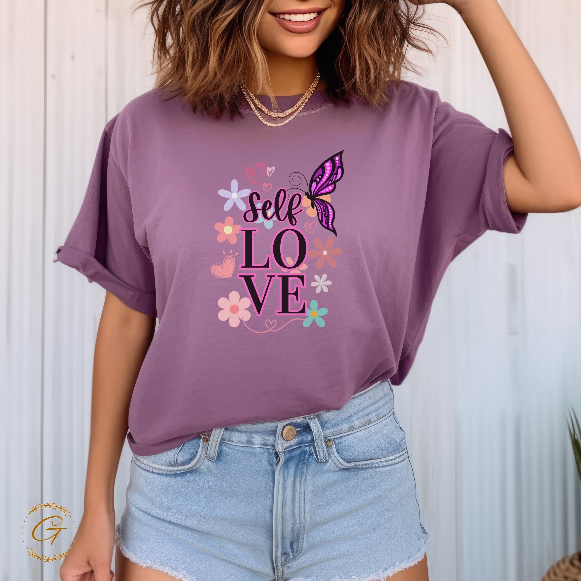 Self Love Butterfly Tee - Positive Affirmation Shirt