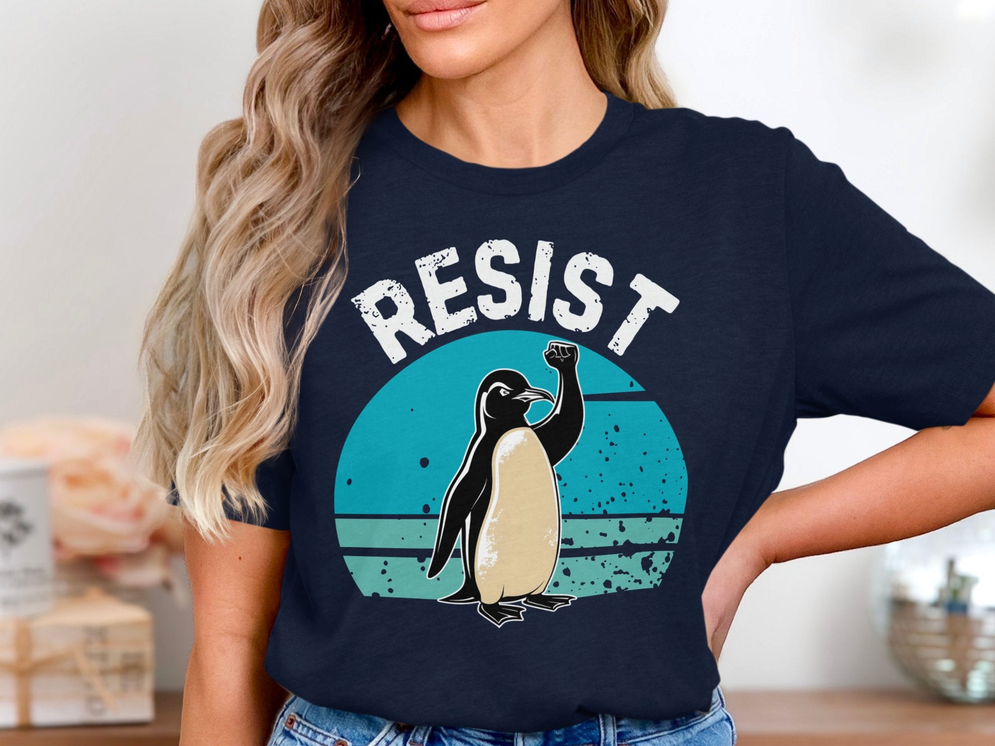 Resist Penguin Graphic Short Sleeve Tee product