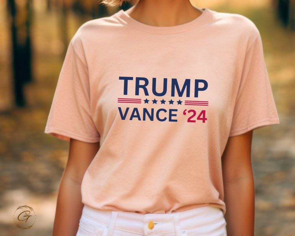 Trump Vance 2024 T-Shirt, Patriotic Election Tee