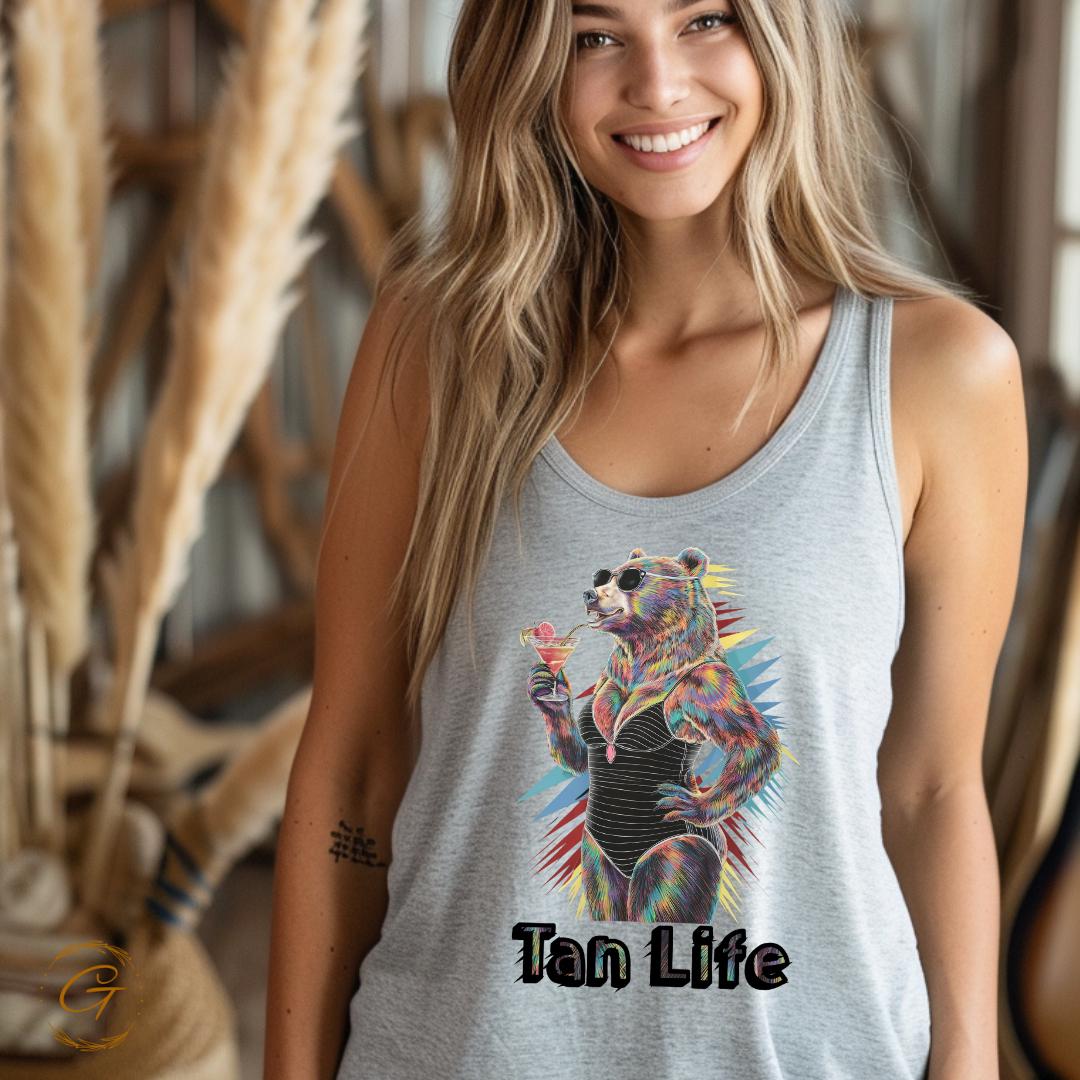 Tan Life Tank Top