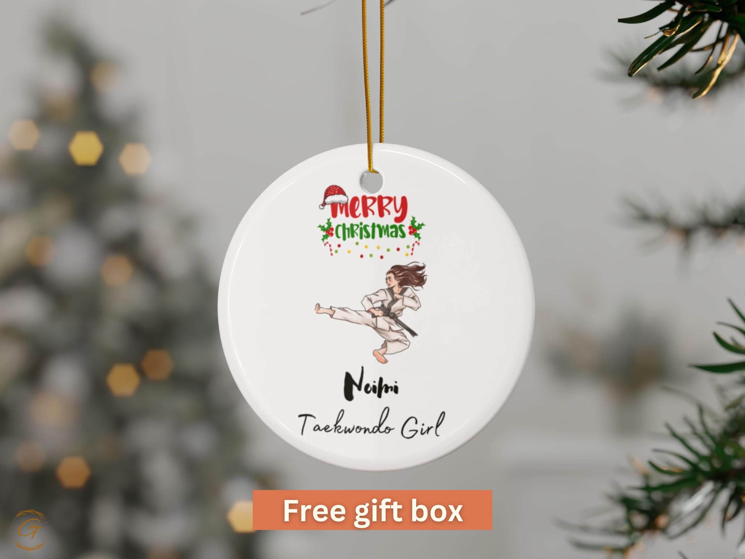 Personalized Taekwondo Ornament