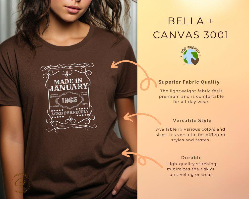 Made in January 1965 Limited Edition One of a Kind Original Parts Aged Perfectly Tee