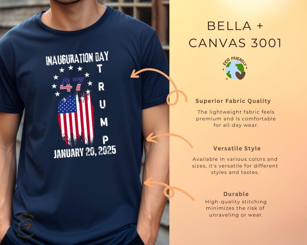 Inauguration Day 2025 Shirt, Trump 47 President Tee