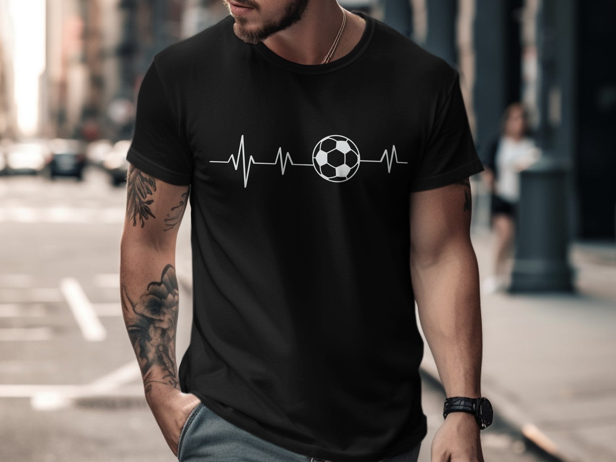 Soccer Heartbeat Graphic Tee Casual Wear product type