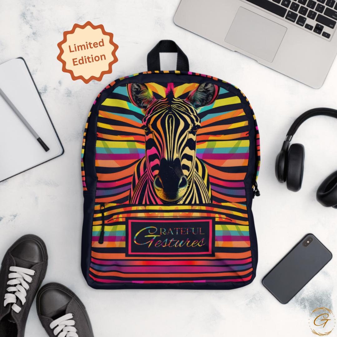 Stylish Safari Print Backpack