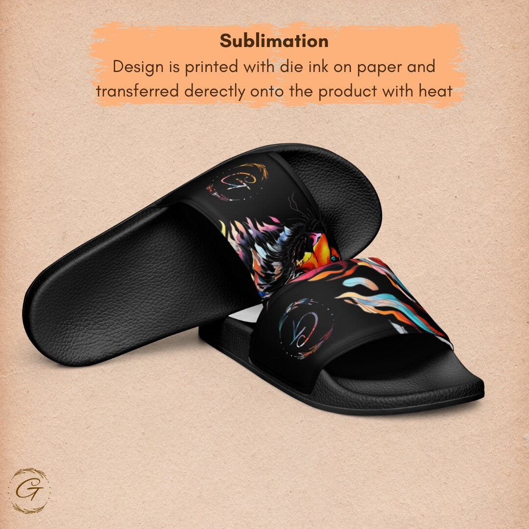 Vibrant Liger Design Men’s Slide