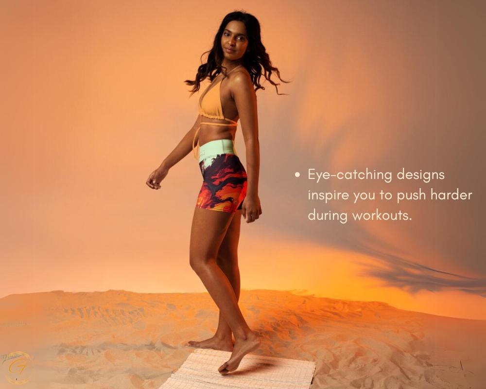 Kinetic Energy Yoga Leggings and Shorts -  High-Waisted Activewear for Women
