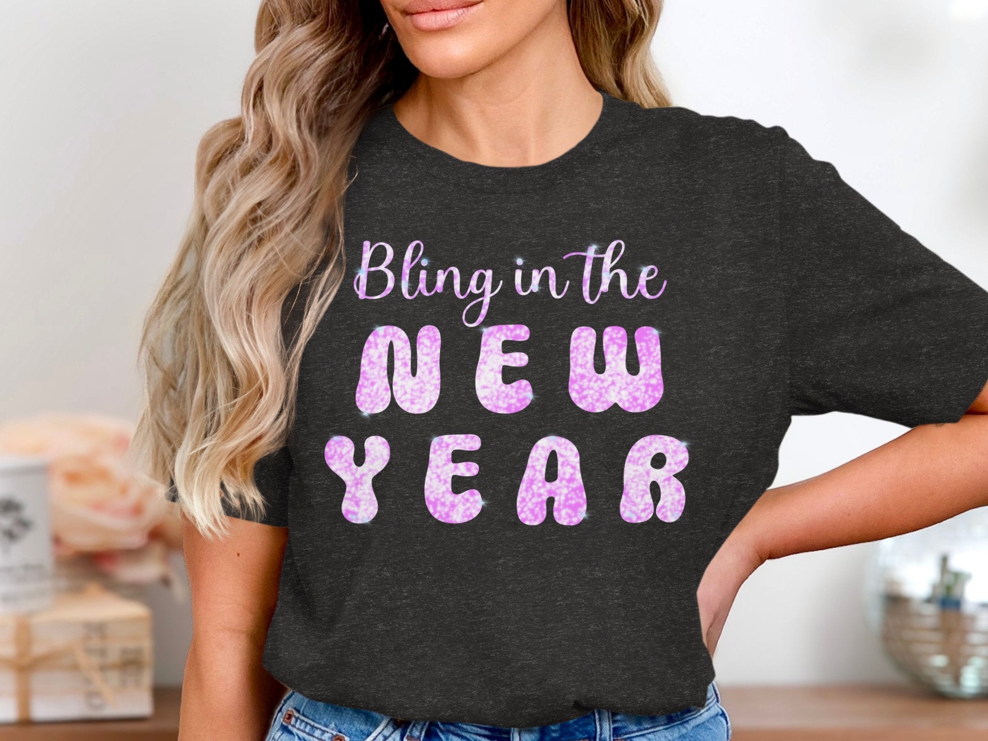 Bling in the New Year Graphic T-shirt product