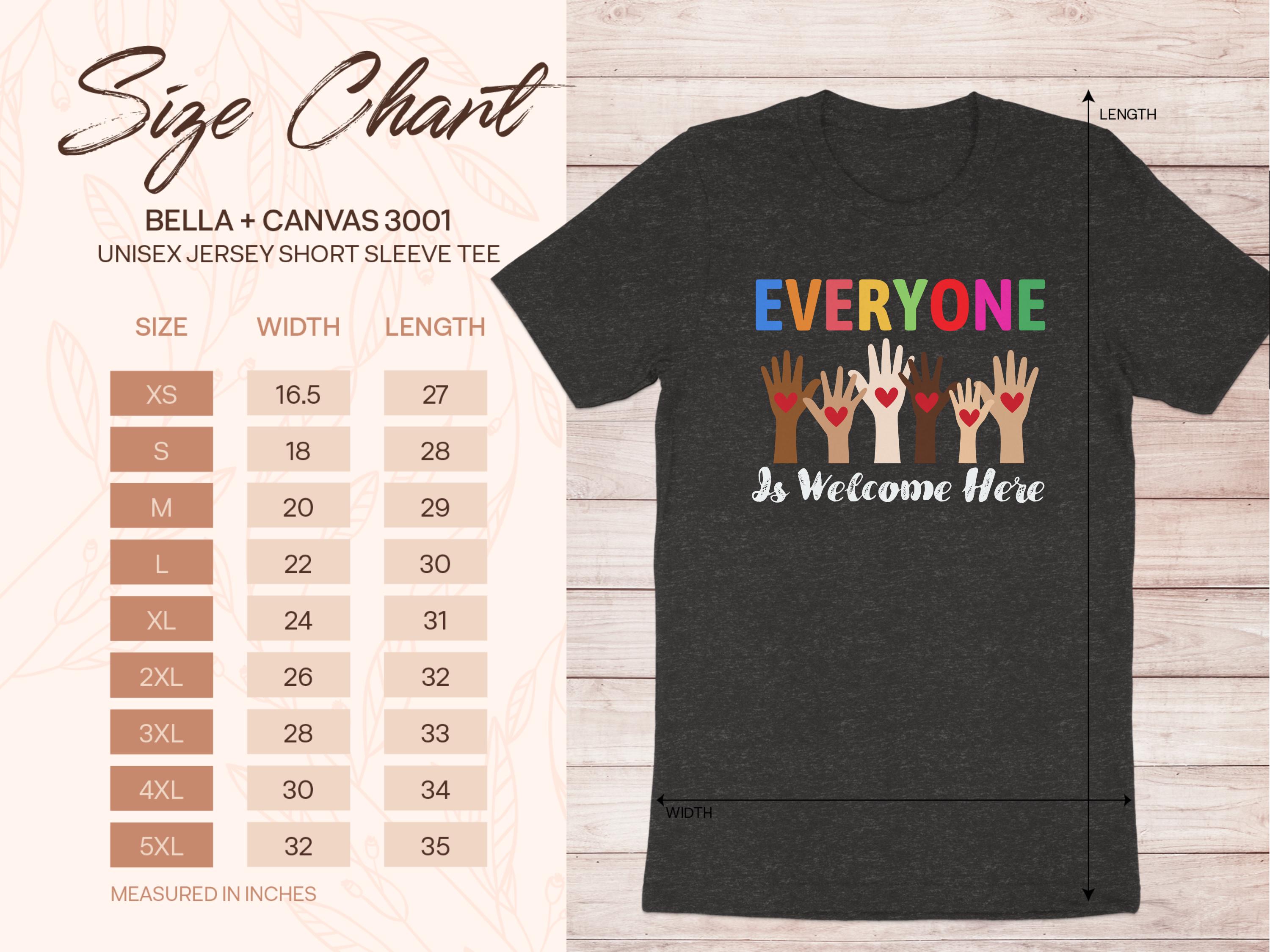 Everyone Is Welcome Here Unisex Jersey Shirt product