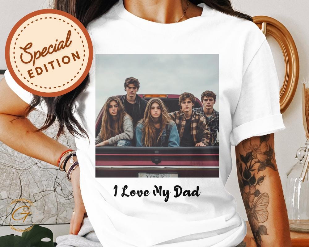 Family Portrait Tee Vintage Style Personalized T-Shirt
