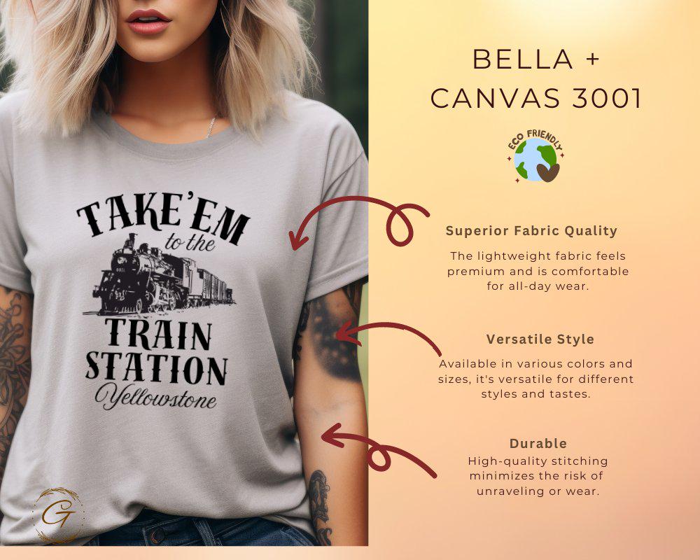 Take Em to the Train Station Yellowstone Tee