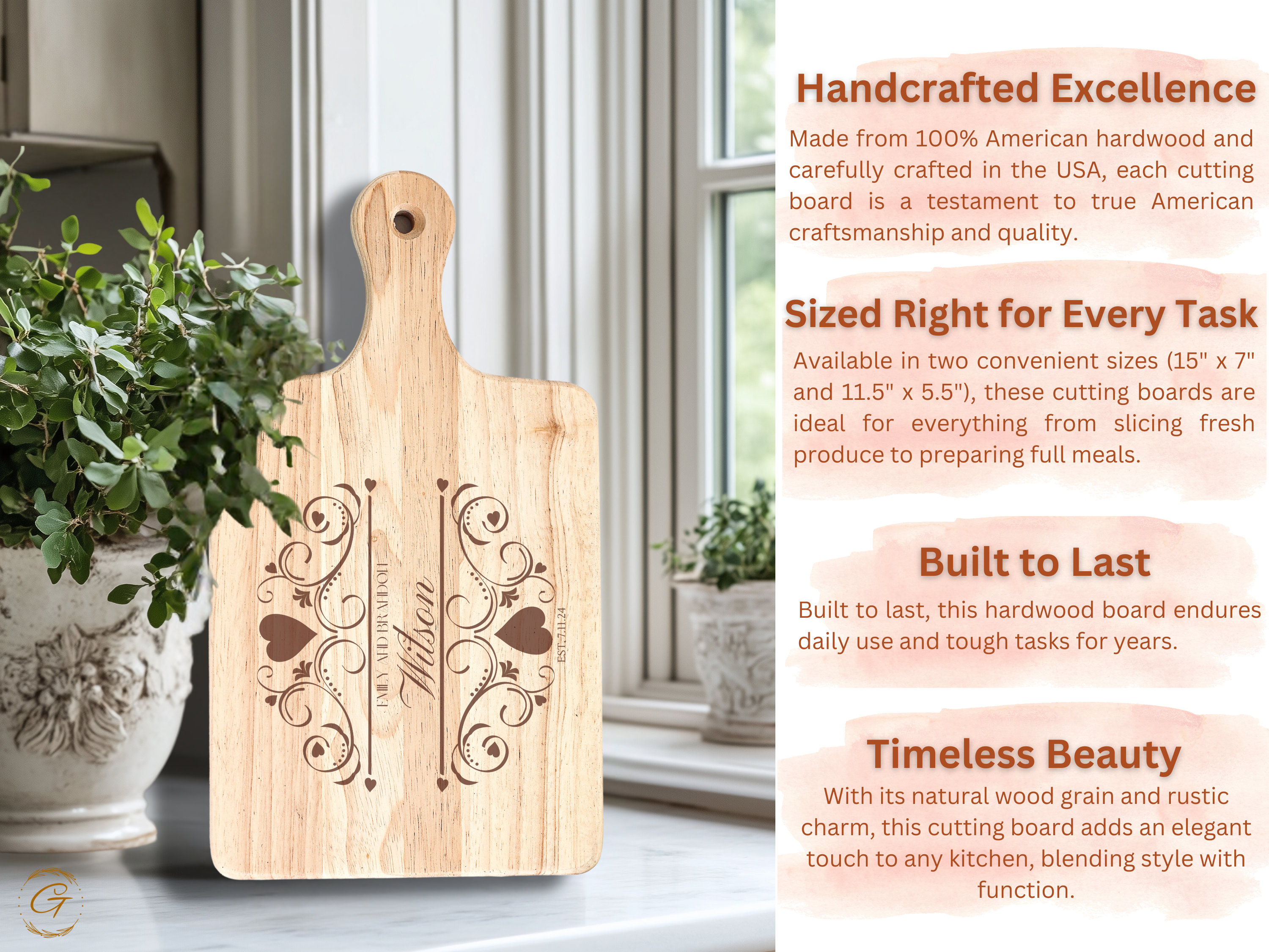 Personalized Wedding Cutting Board
